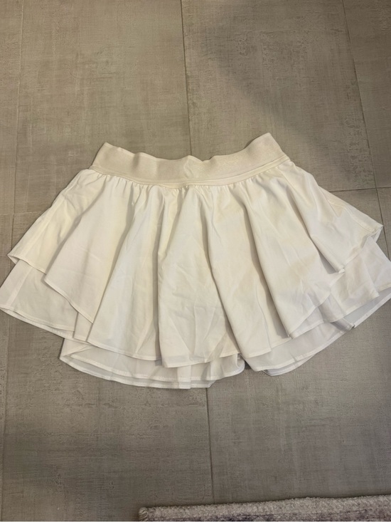 lululemon athletica Other - lululemon athletica White Layered Flowy Tennis Skirt